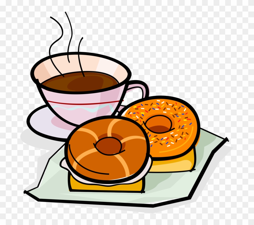 Detail Donut And Coffee Clipart Nomer 5