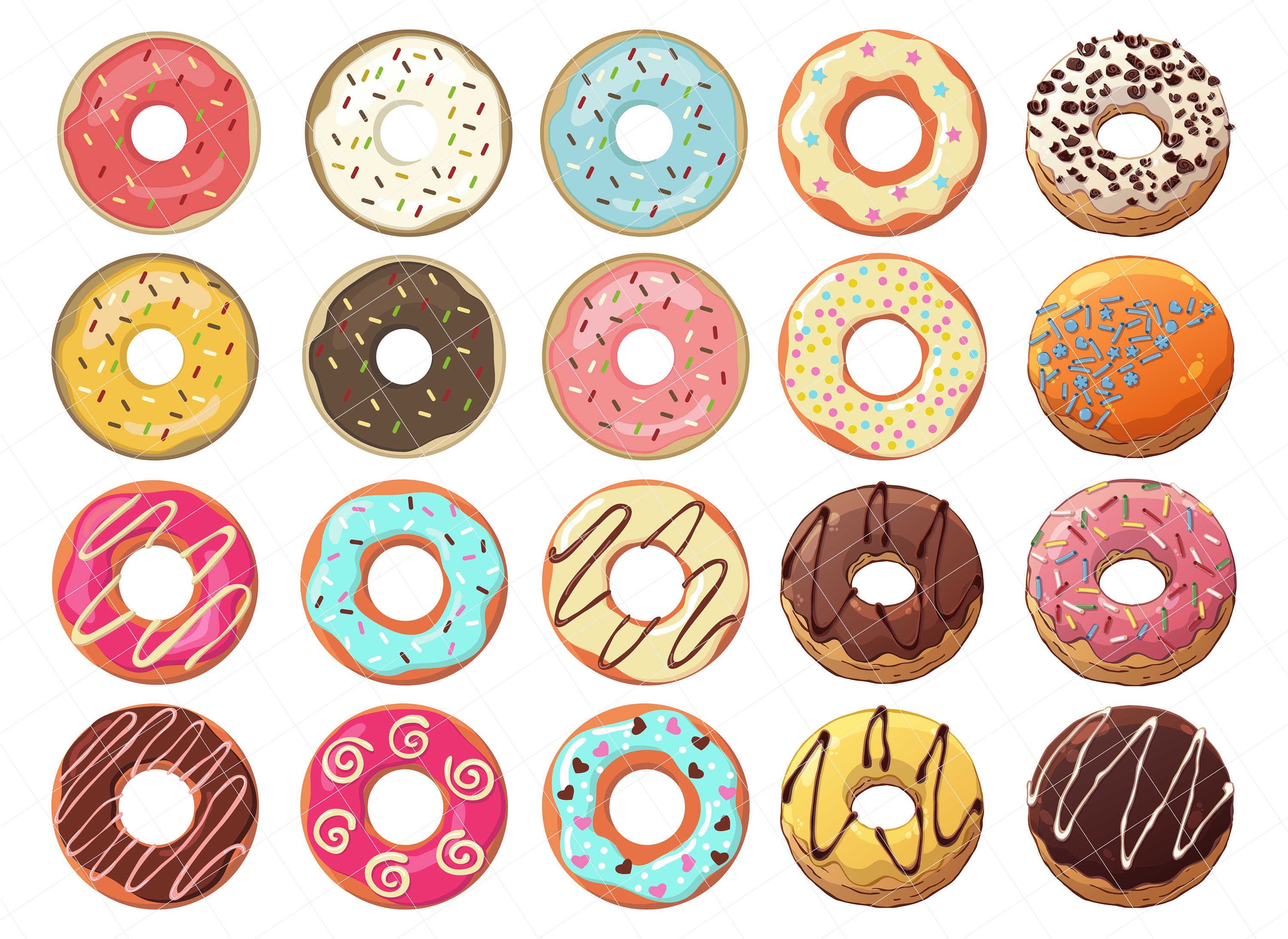 Detail Donut Clipart Png Nomer 18