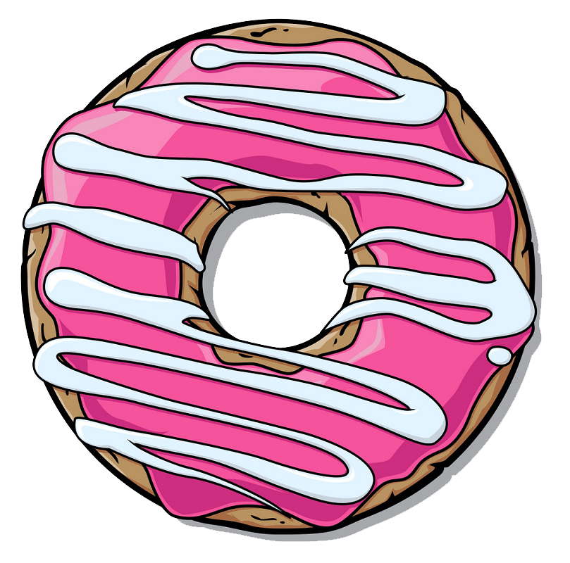Detail Donut Clipart Transparent Nomer 3