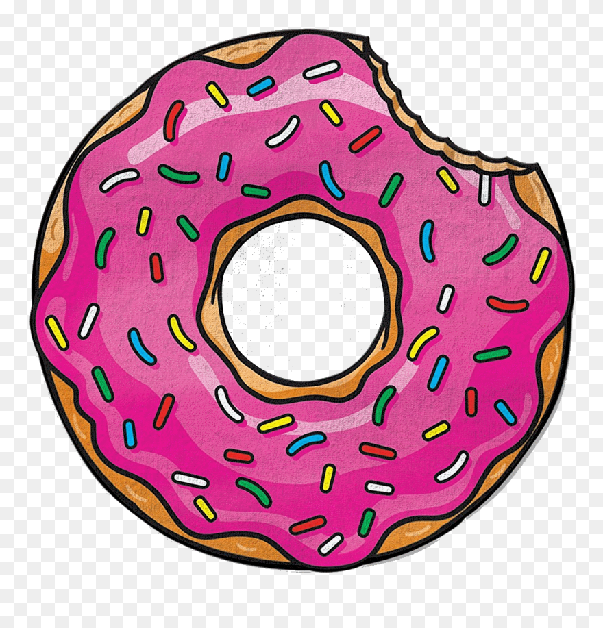 Detail Donut Images Clip Art Nomer 40