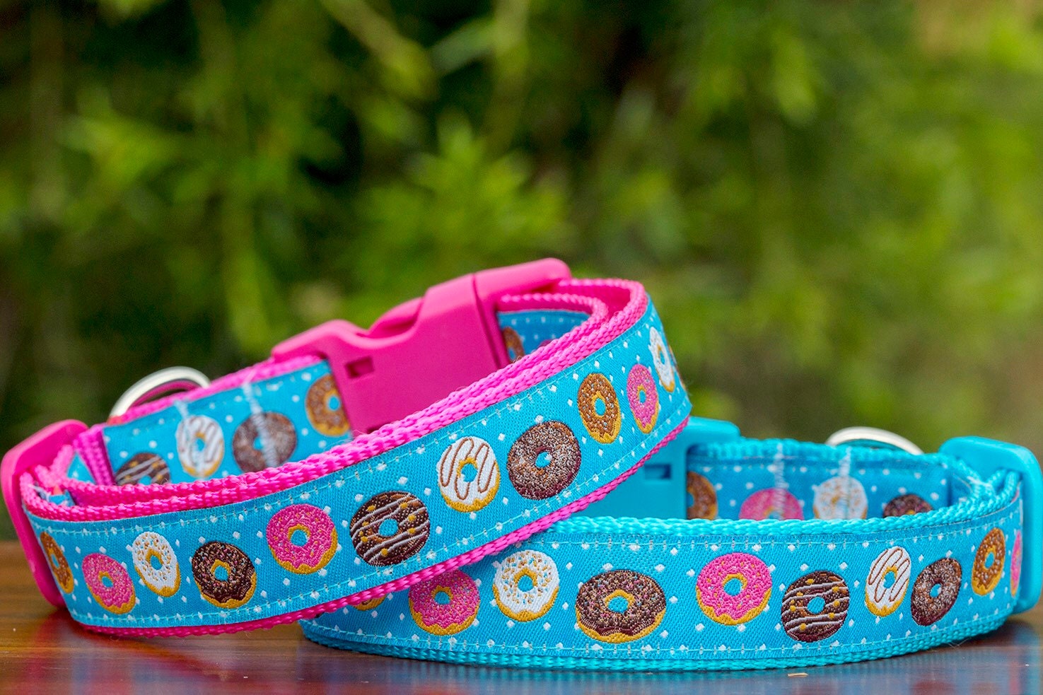 Detail Donut Print Dog Collar Nomer 12