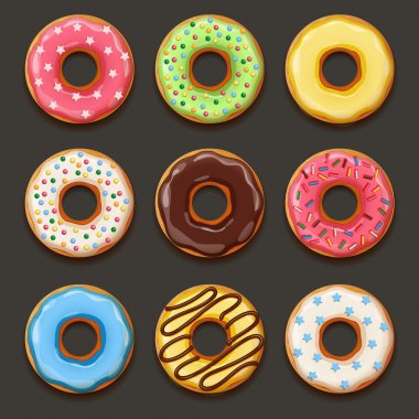 Detail Donut Vector Free Nomer 16