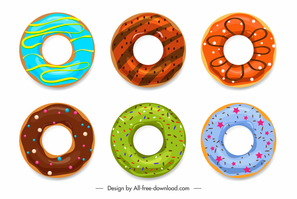 Detail Donut Vector Free Nomer 18