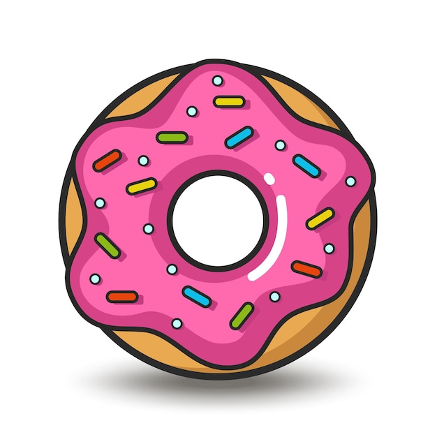 Detail Donut Vector Free Nomer 36
