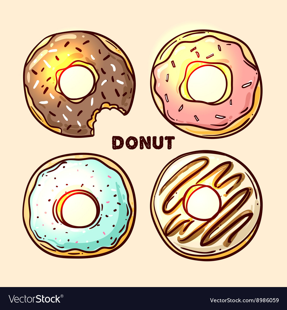 Detail Donut Vector Free Nomer 52