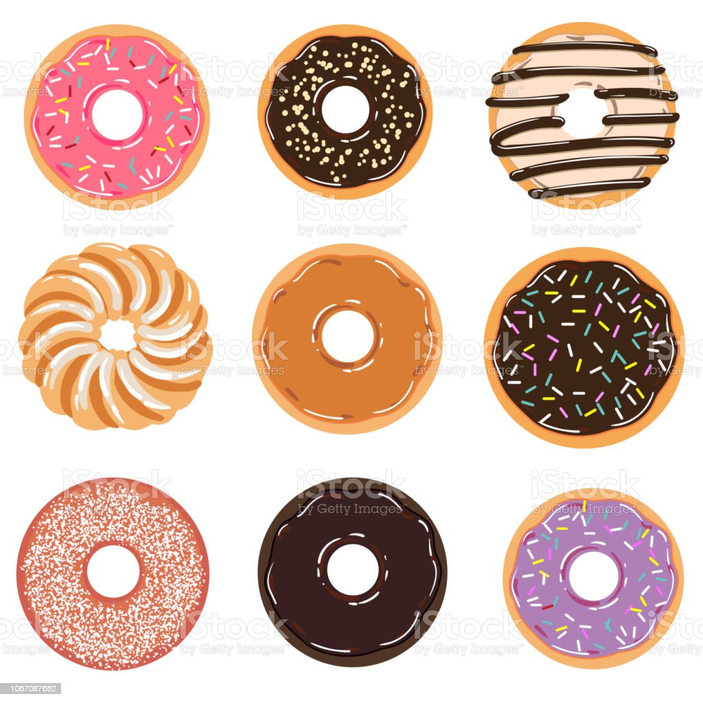 Detail Donut Vector Free Nomer 56