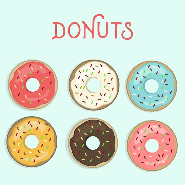 Detail Donut Vector Free Nomer 10