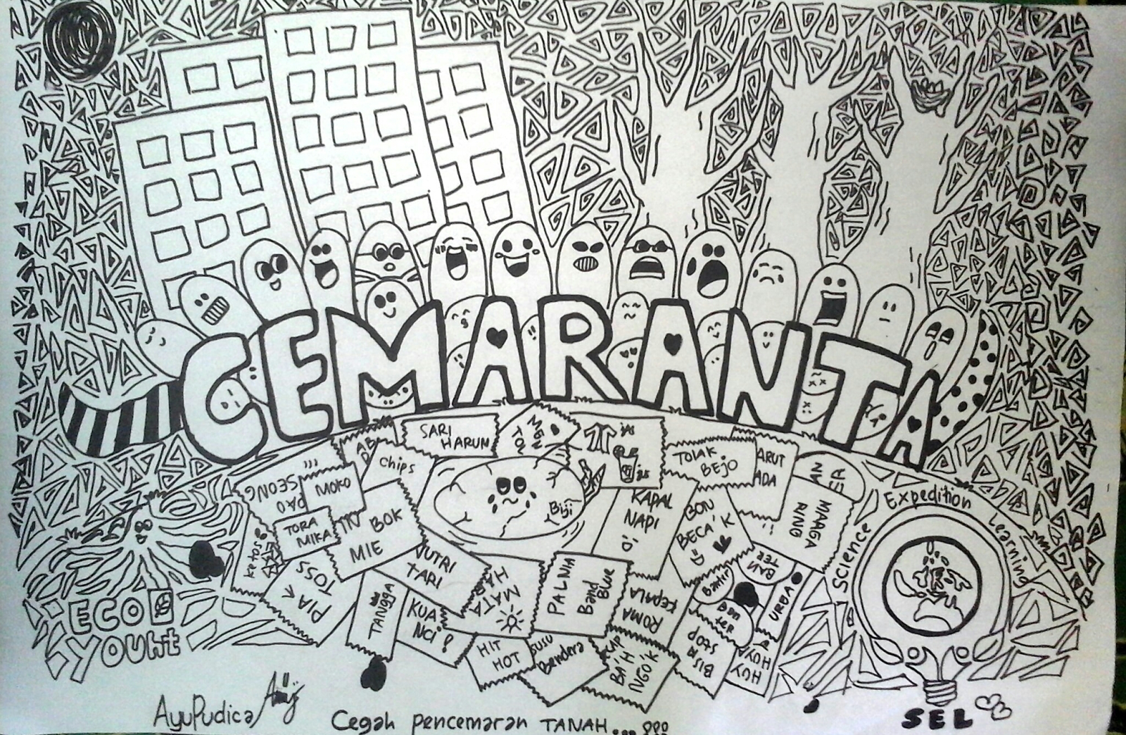 Detail Doodle Art Bumi Nomer 41