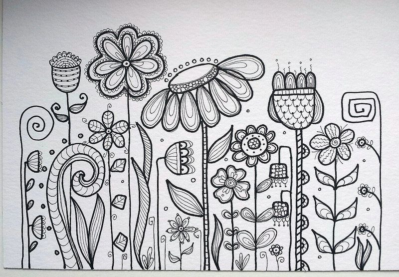 Detail Doodle Art Bunga Simple Nomer 38