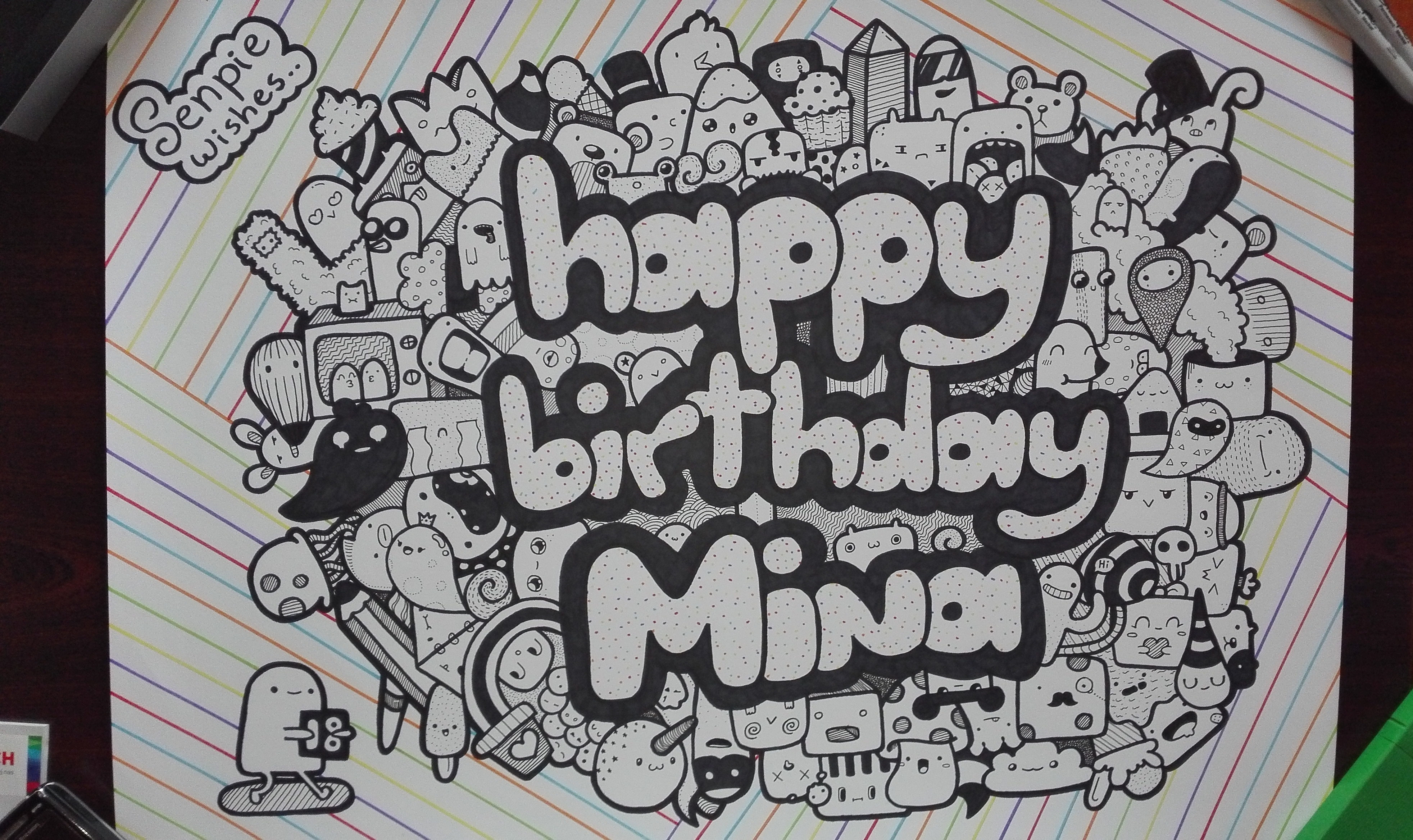 Detail Doodle Art Hbd Nomer 16