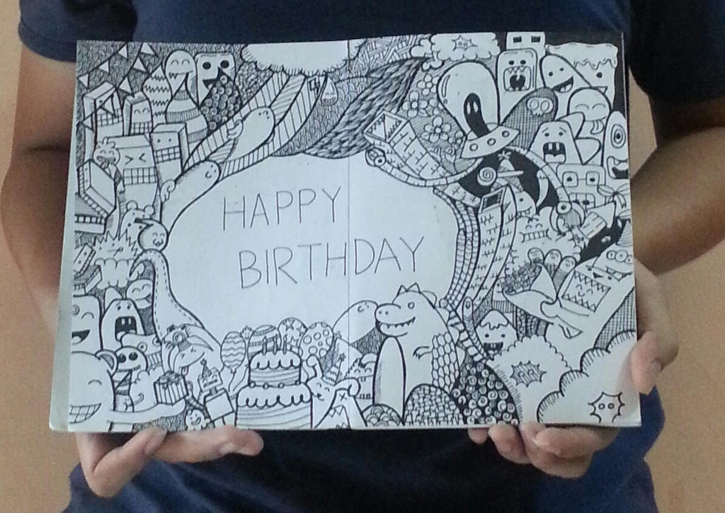 Detail Doodle Art Hbd Nomer 18