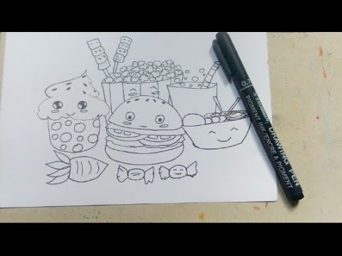 Detail Doodle Art Makanan Nomer 24