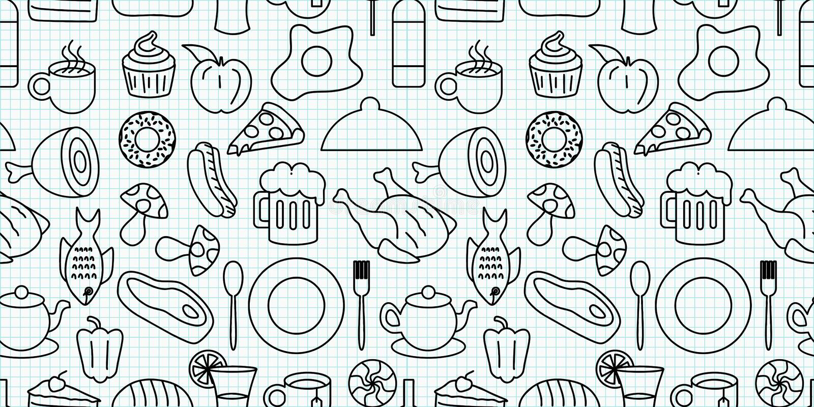 Detail Doodle Art Makanan Nomer 28