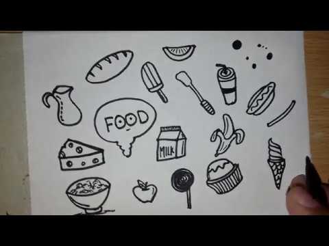 Detail Doodle Art Makanan Nomer 36