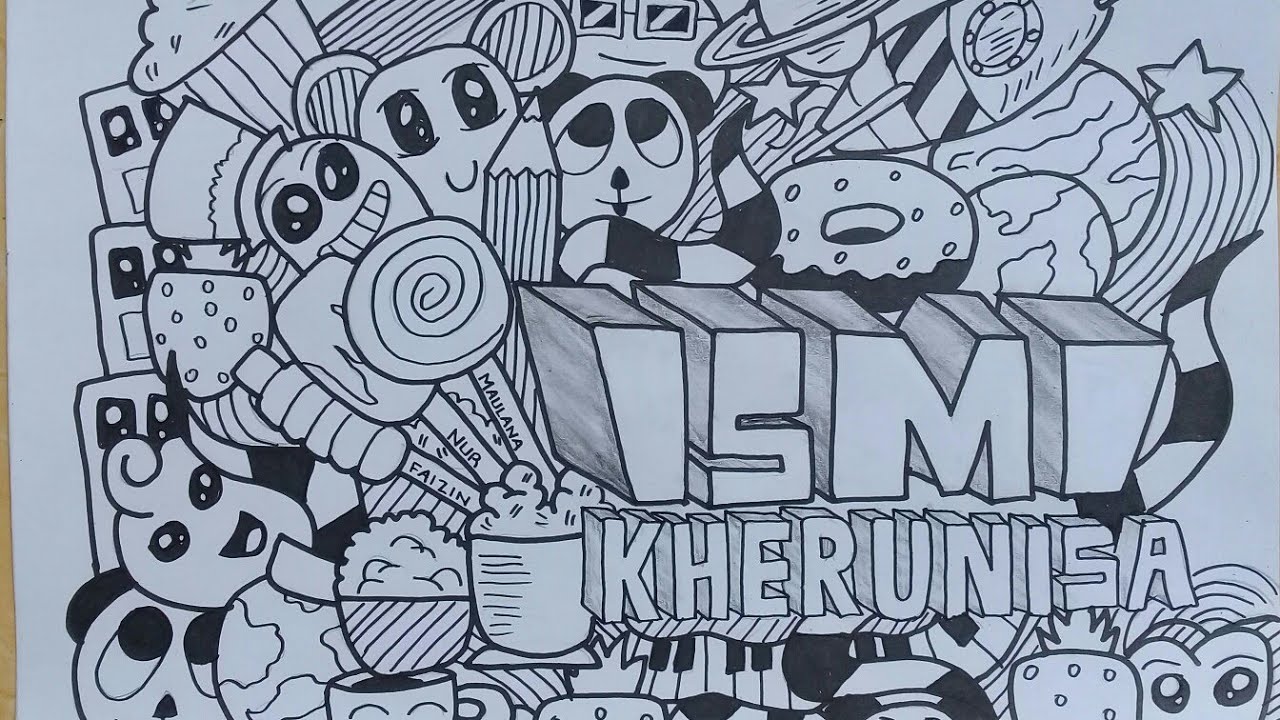 Doodle Art Nama - KibrisPDR