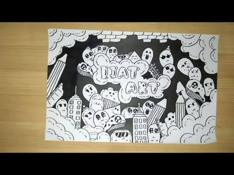 Detail Doodle Art Nama Nomer 3
