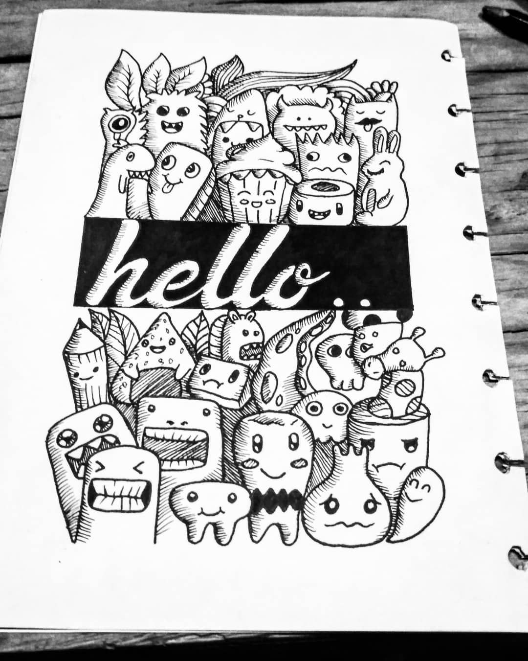 Detail Doodle Art Nama Nomer 21