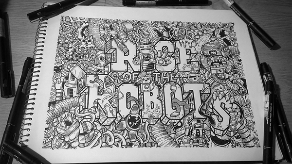 Detail Doodle Art Nama Nomer 27