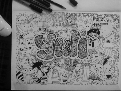 Detail Doodle Art Nama Nomer 29