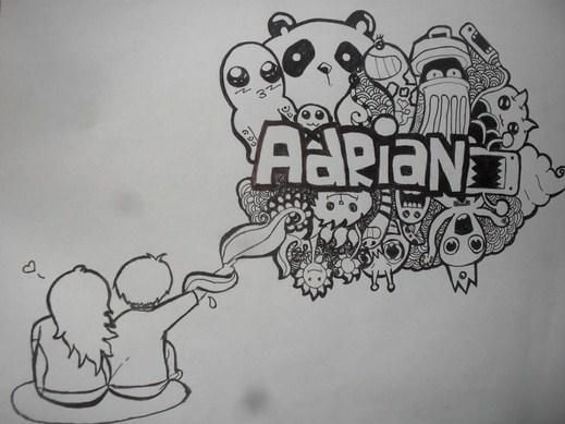 Detail Doodle Art Nama Nomer 34