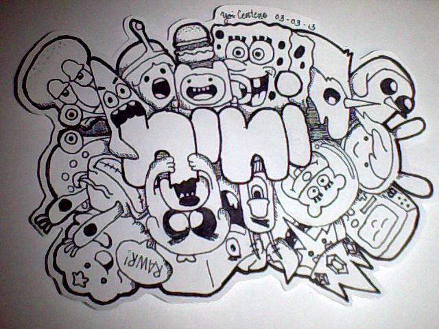 Detail Doodle Art Nama Nomer 42