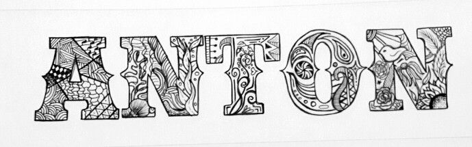 Detail Doodle Art Nama Nomer 53