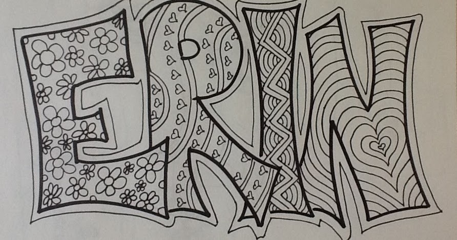 Detail Doodle Art Nama Nomer 56