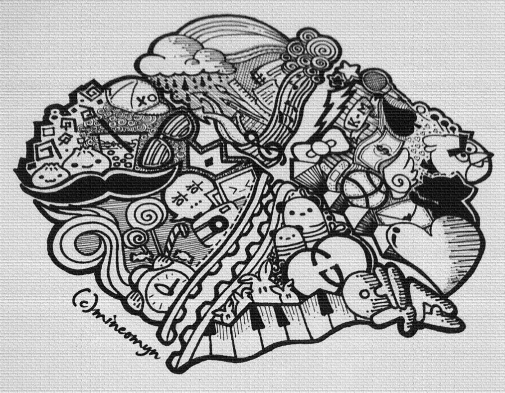 Detail Doodle Art Nama Mudah Nomer 49