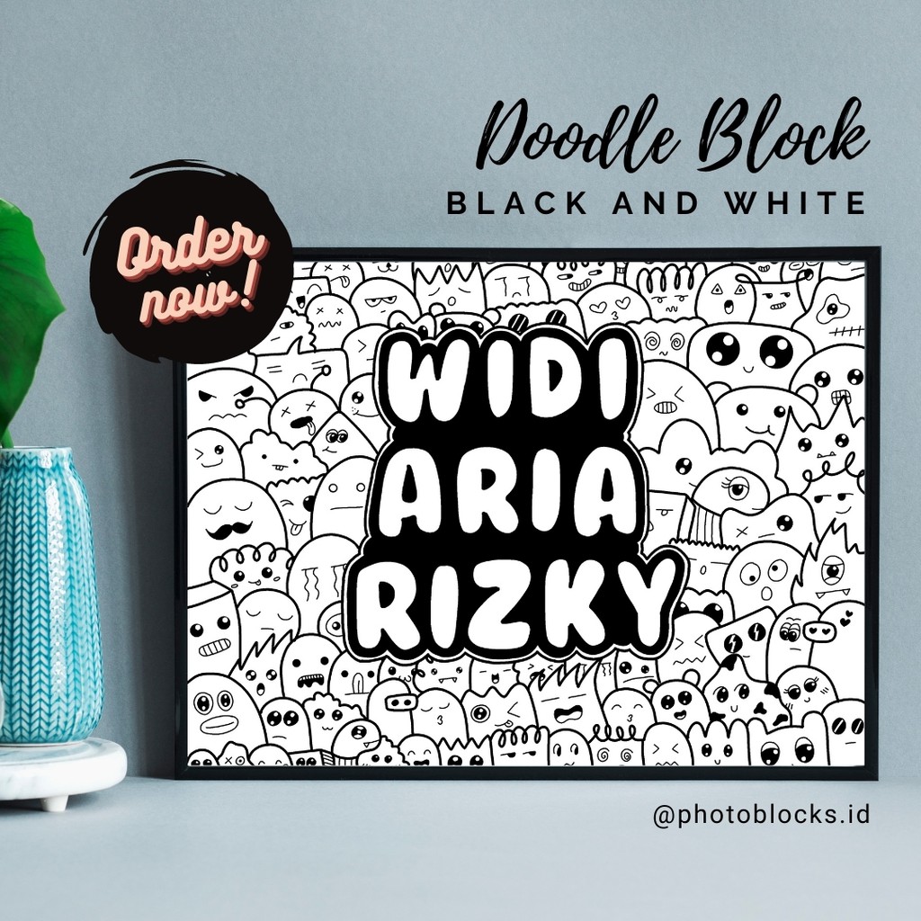 Detail Doodle Art Nama Rizky Nomer 45