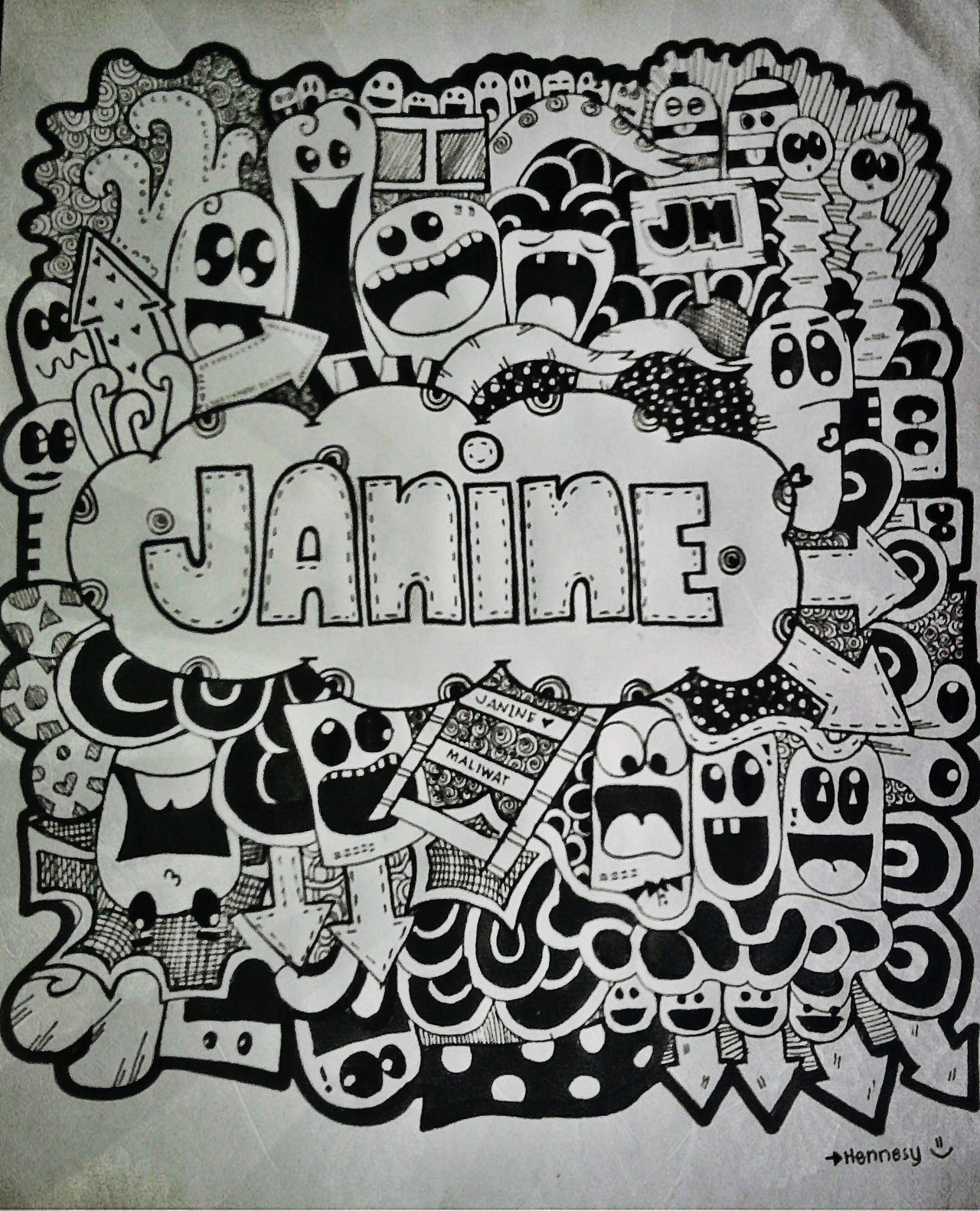 Detail Doodle Art Name Generator Nomer 14