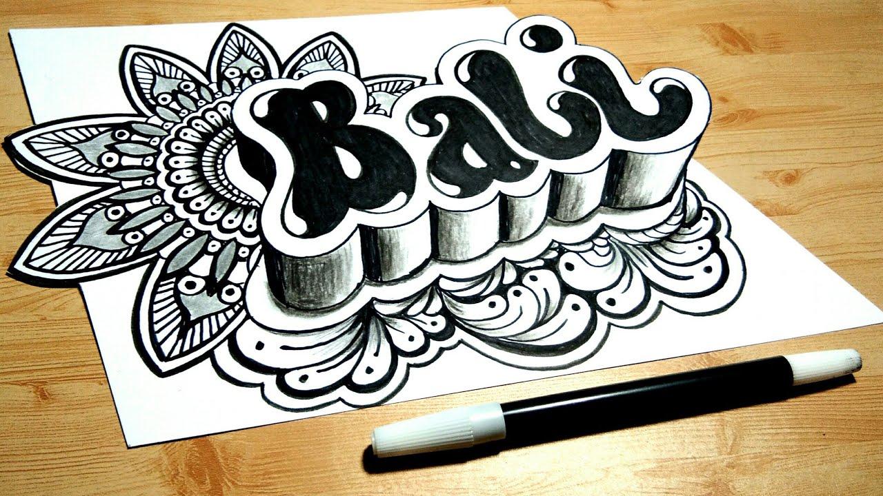 Detail Doodle Art Name Putri Nomer 2