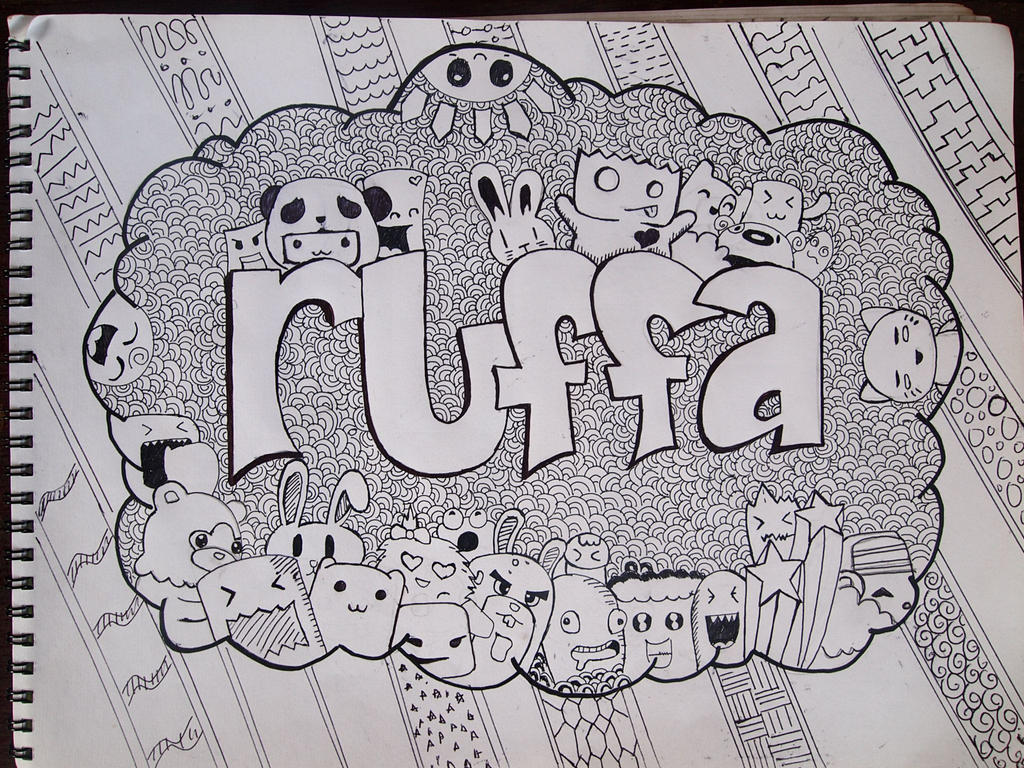 Detail Doodle Art Name Simple Keren Nomer 28