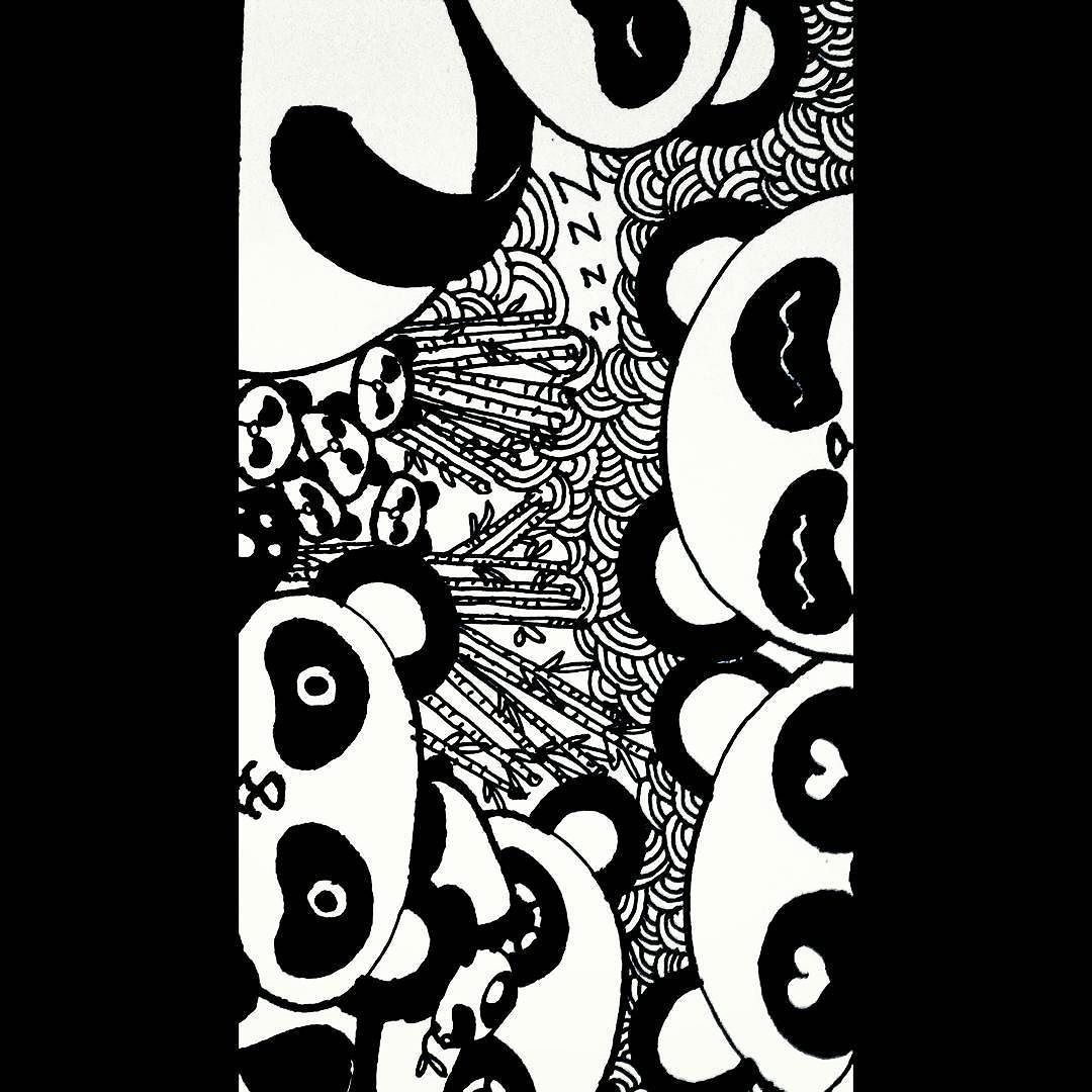 Detail Doodle Art Panda Nomer 28