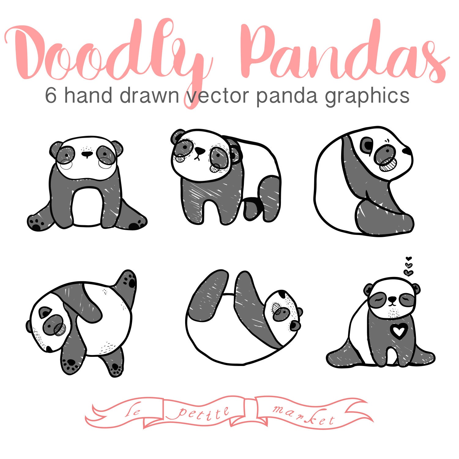 Detail Doodle Art Panda Nomer 34