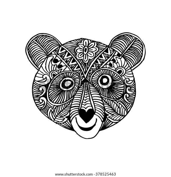 Detail Doodle Art Panda Nomer 37
