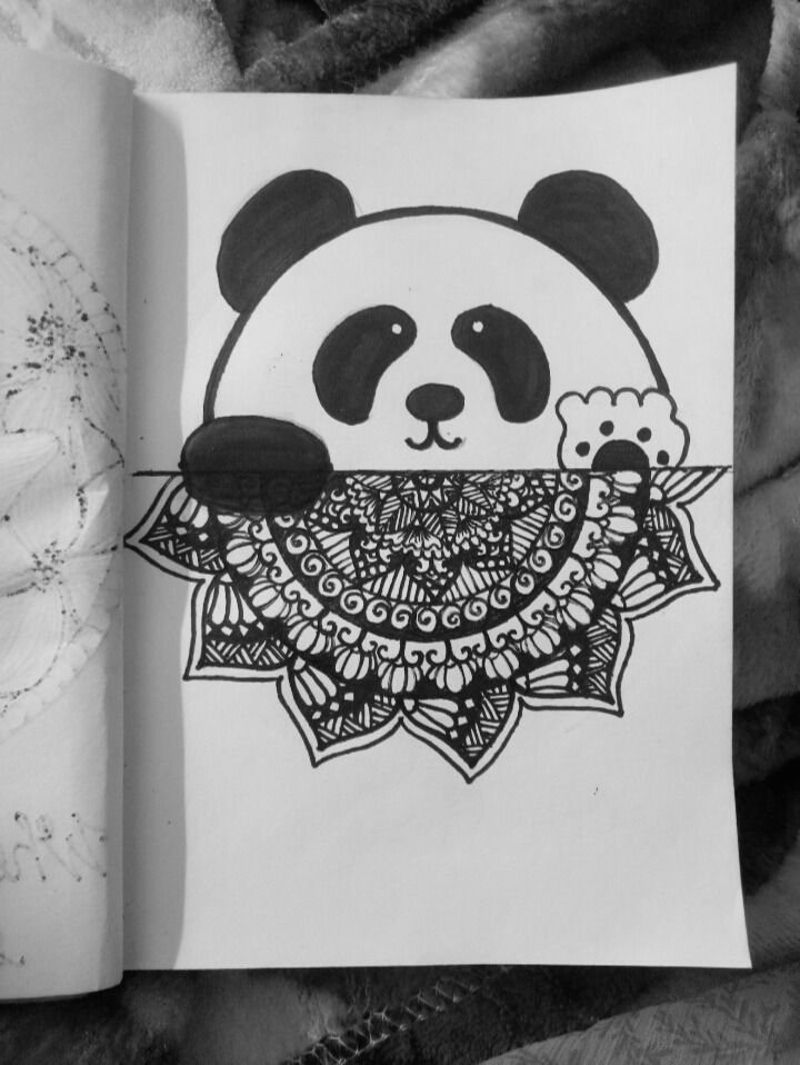 Detail Doodle Art Panda Nomer 55