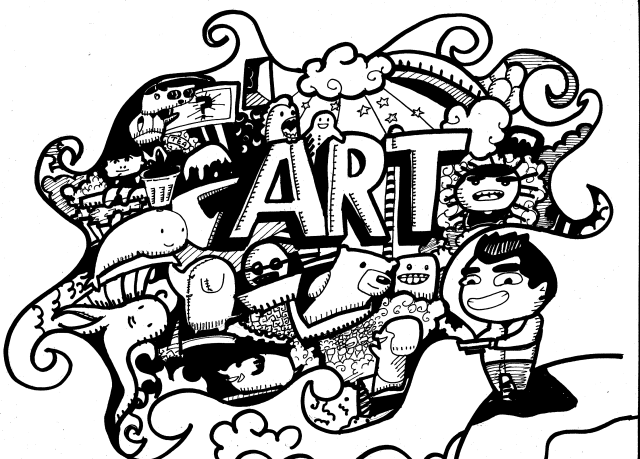 Detail Doodle Art Pramuka Nomer 17