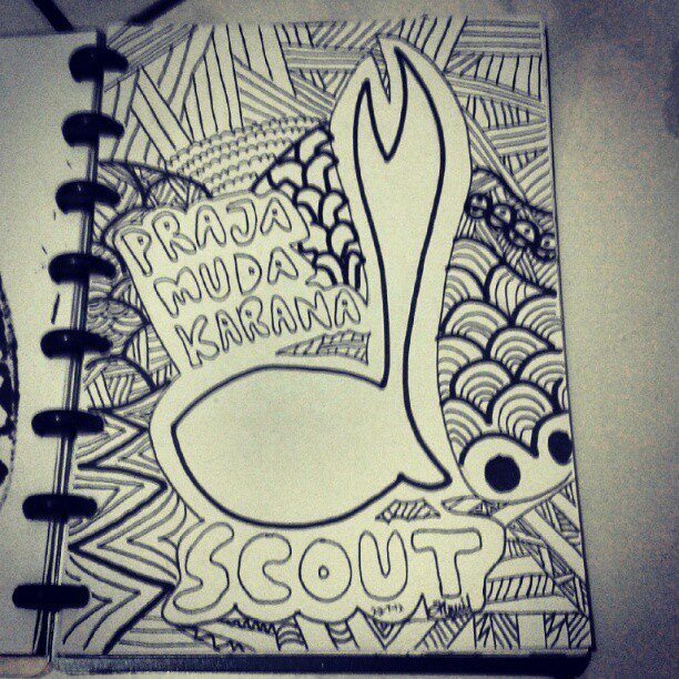 Detail Doodle Art Pramuka Nomer 49