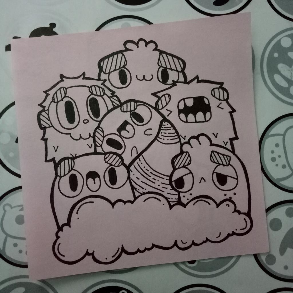 Detail Doodle Art Simple Tapi Keren Nomer 49