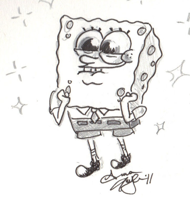 Detail Doodle Art Spongebob Nomer 15
