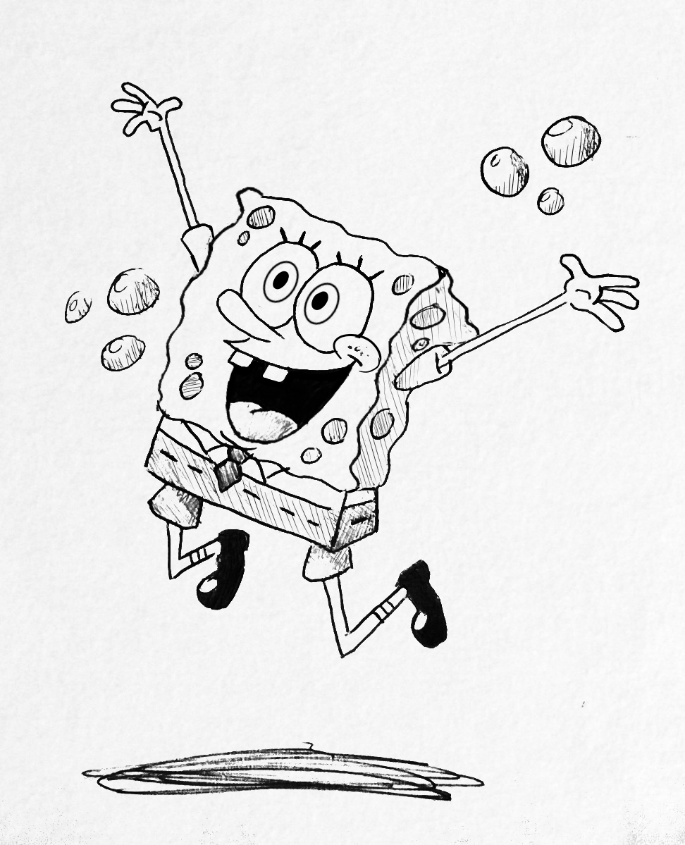 Detail Doodle Art Spongebob Nomer 25