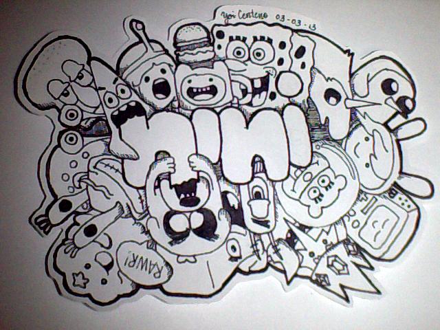 Detail Doodle Art Spongebob Nomer 45