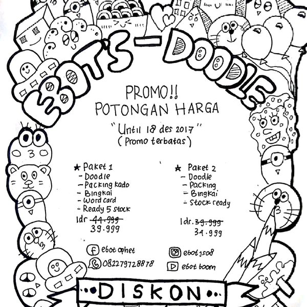 Detail Doodle Art Ulang Tahun Nomer 37