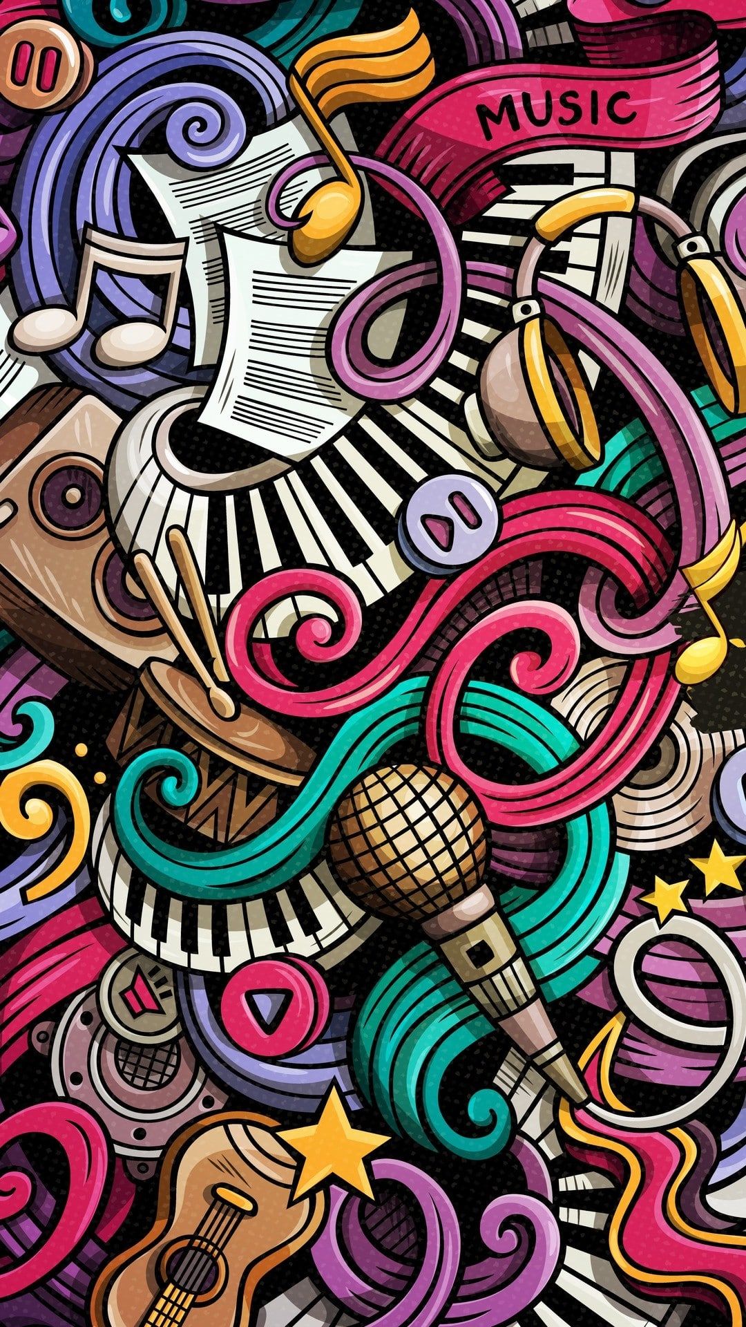 Detail Doodle Art Wallpaper For Android Nomer 11