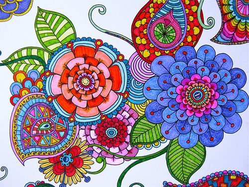 Detail Doodle Art Warna Nomer 32