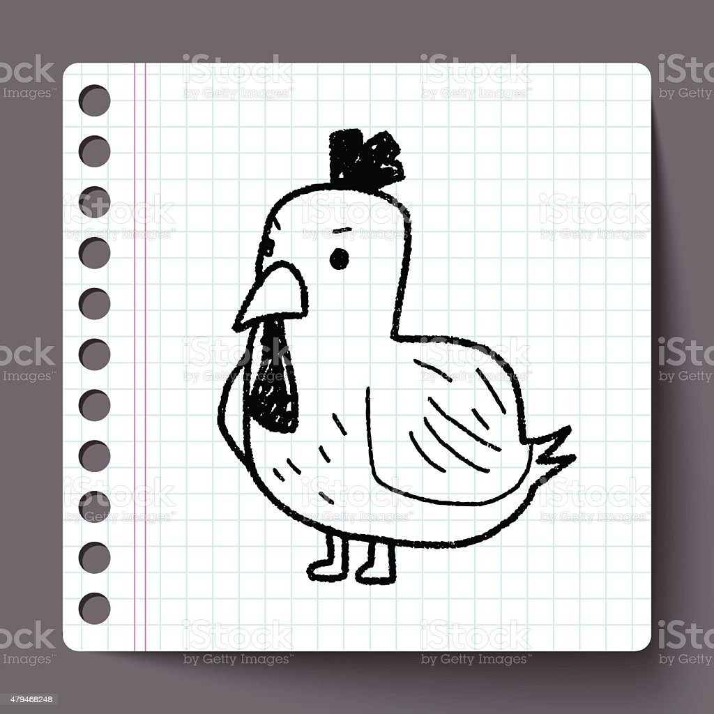 Detail Doodle Ayam Nomer 26