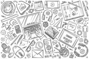 Detail Doodle Background Nomer 17