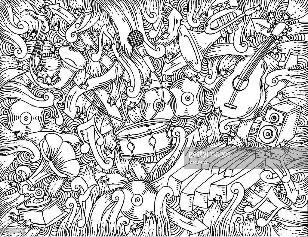 Detail Doodle Background Nomer 54