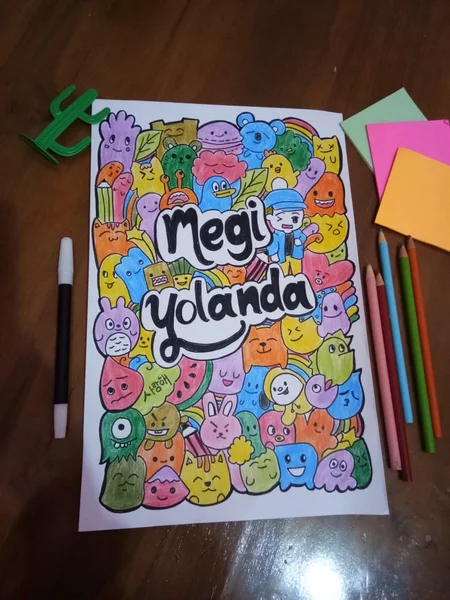 Detail Doodle Berwarna Nomer 7