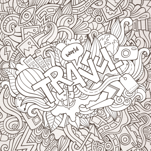 Detail Doodle Black And White Nomer 20